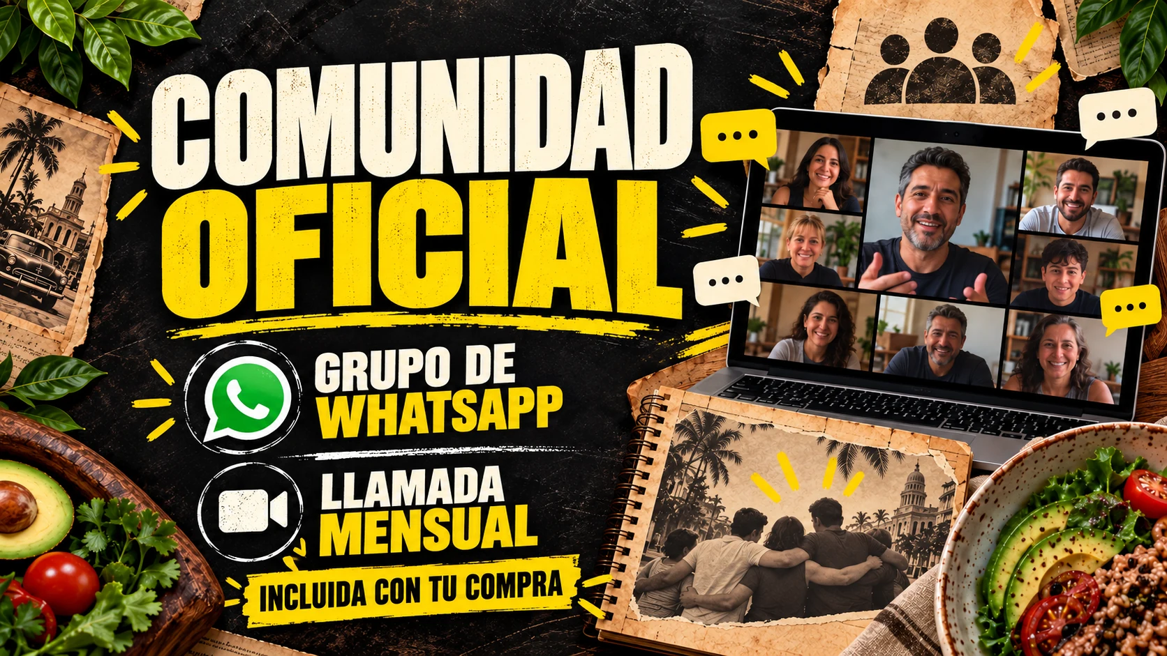 Comunidad oficial del Método Cubano: grupo de WhatsApp y llamada mensual incluidos